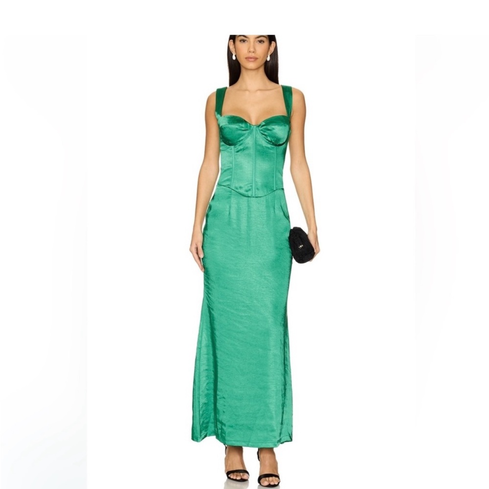 Oura Maxi Dress - Emerald - Runaway The Label